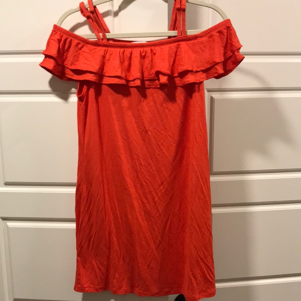 Orange summer dress or beach